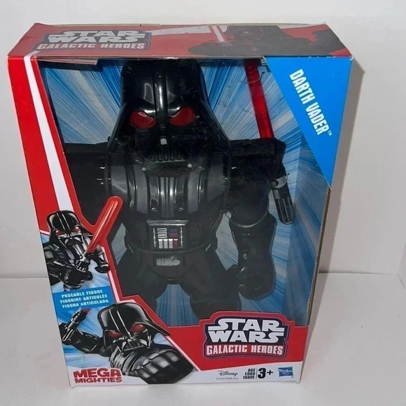 Star Wars Mega Mighties Galactic Hero’s Darth Vader 10” Action Figure, NIB - Picture 1 of 3